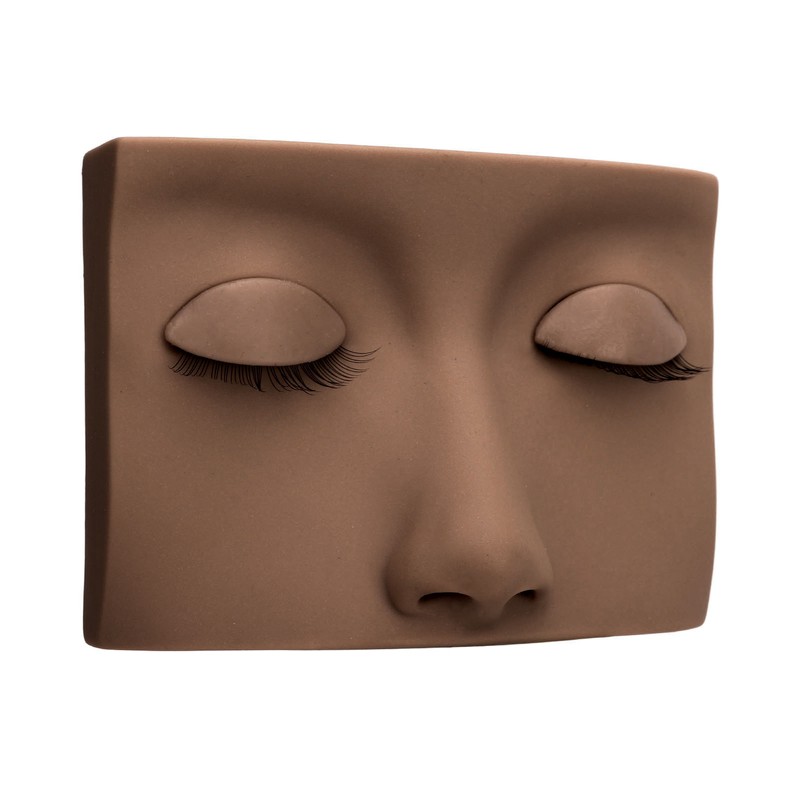 Lash Mannequin Head with 3 Pairs Replaceable Eyelid Silicone Eyelash