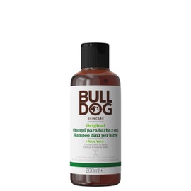Bulldog Facial Care for Men 2 in 1 Beard Shampoo and Conditioner white