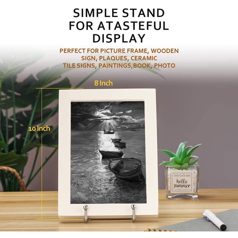 DAIYEE 3 Pcs 6'' Plate Stand Display plate holder picture