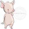 Sunnywall Wall Sticker Pig Size 1