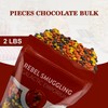 Peanut Butter Chocolate Candy Pieces Bulk 2lbs Bag by Rebel