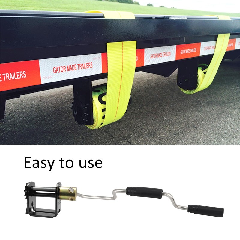 QZATTCAEN Stainless Steel Strap Winder for Flatbed Truck Roller for
