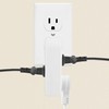 Adaptador divisor de pared vertical de 3 vías con 3