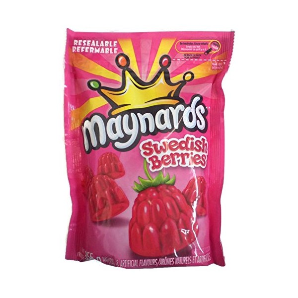 Maynards Gummy Candy, Swedish Berries, 2 Pack 355 Grams/12.5 Ounces Each