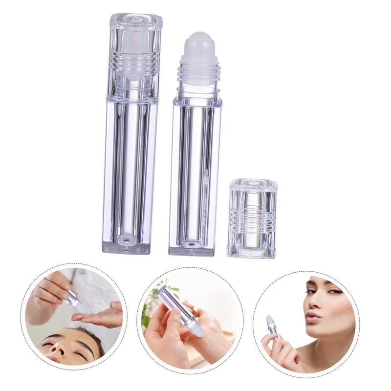 Healeved Lip Gloss Base 10pack Lip Oil Square Plastic Refillable