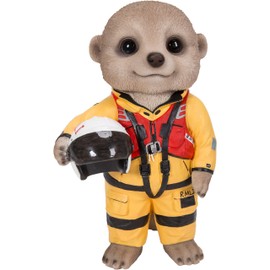 Vivid Arts Baby Meerkat RMLI Coastguard Home or Garden Decoration (XMK-2345-D)