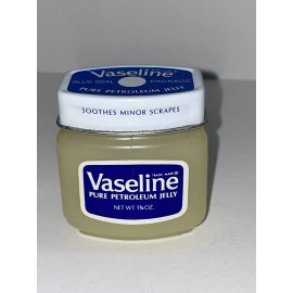 Vaseline Vintage Vaseline Pure Petroleum Jelly Jar 1.75 oz. Blue Seal Metal Cap Full NOS