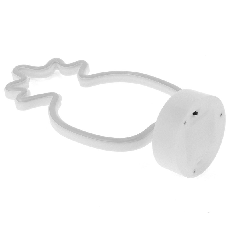 Tabletop Neon Sign Light Unique Shaped Night Lamp with Holder
