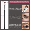 KINGMAS Eyebrow Brush & Eyelash Separator Eyeliner Brush and Brow