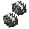 NineLeaf 6PK Compatible for Ptouch HSe-211 HSe211 HS-211 HS211 5.8mm