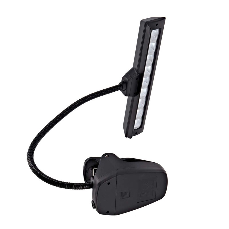 gear4music Music Stand Light, 9 LED