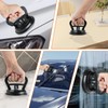 Large Suction Cup Car Cleaning Kit with Microfiber Glove, Nano