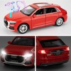 imtfzct 1:24 Q8 Model vehicles, Die-cast Alloy Car with Pullback