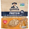 Quaker Protein Old Fashioned Rolled Oats, 10g Protein per Serving,