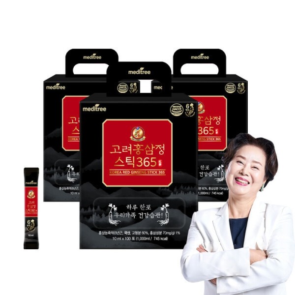 Goryeo Hongsamjeong 365 Sticks 3 Boxes 300 Packs Large Capacity