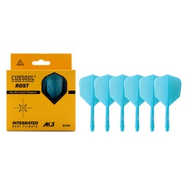CUESOUL ROST AK5 Integrated Dart Shaft and Flights with modern pattern design and difference size,set of 6 pcs