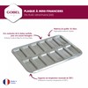 Gobel 167030 Platte Mini Financier Weißblech