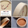 GCFTIFF 3pcs Bamboo Coaster for Drinks Cup Mats Dining Table