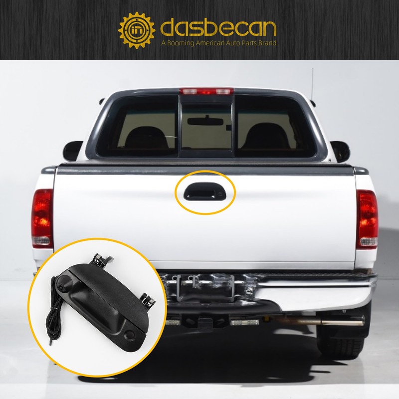 Dasbecan Tailgate Door Handle Backup Camera Compatible with Ford F150