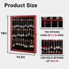 36 Souvenir Tea Spoon Display Case Collection Collector Rack Wall