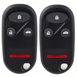 Key Fob Replacement Compatible with for Honda CRV CR-V 2002 2003 2004 Keyless Entry Remote Car Key OUCG8D-344H-A（2pcs）