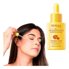 Suero Facial Bioaqua Cúrcuma Antioxidante Iluminador 30ml