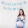 Blue Welcome Baby Banner, Welcome Back, Home Banner Decoration with