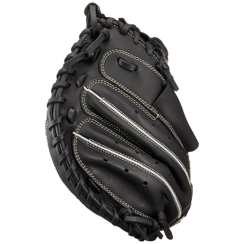 ZETT BJCB74412 Boys Baseball Catcher Mitt, Soft Steer, For Catchers,