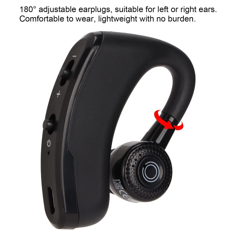 Auriculares Bluetooth de una Sola Oreja, Elegantes Auriculares Deportivos V9
