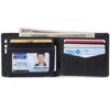 Alpine Swiss Nolan Mens RFID Protected Bifold Wallet Genuine Leather