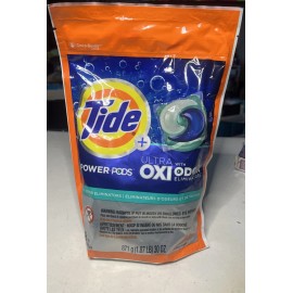 Tide Ultra OXI Power PODS with Odor Eliminators Laundry 18 Count (Pack of 1)
