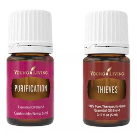 Young Living Purificacion + Thieves Aceites Esenciales Young Living 5 Ml.