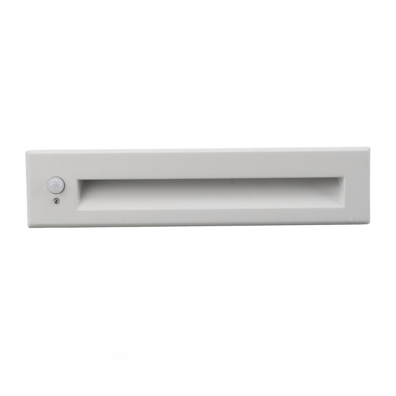 Recessed Sensing Step Light Frosted White LED Stair Light for
