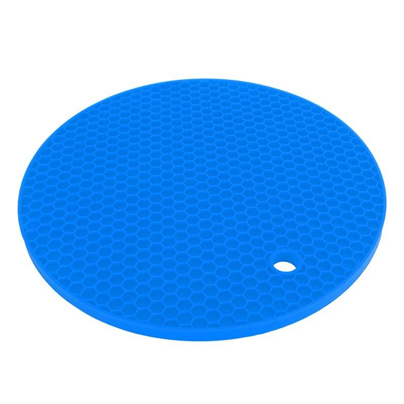 5PCS Silicone Trivet Mats Round Multipurpose Heat Resistant Non Slip