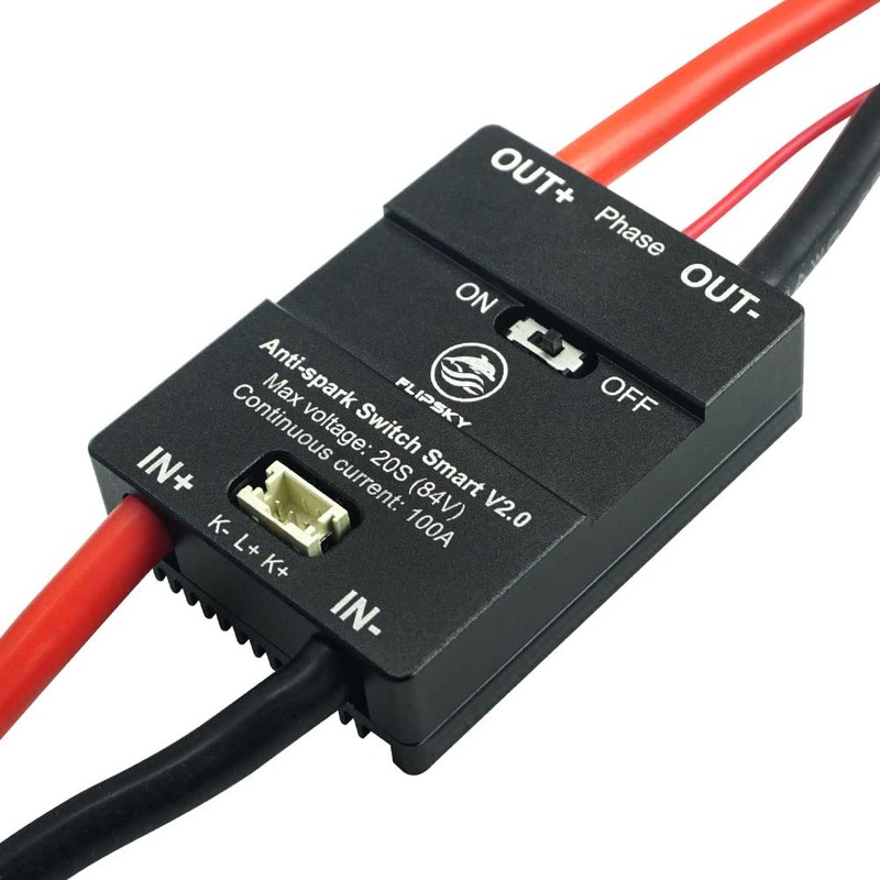 Flipsky Anti Spark Switch Smart Enhanced Come with 16mm LED