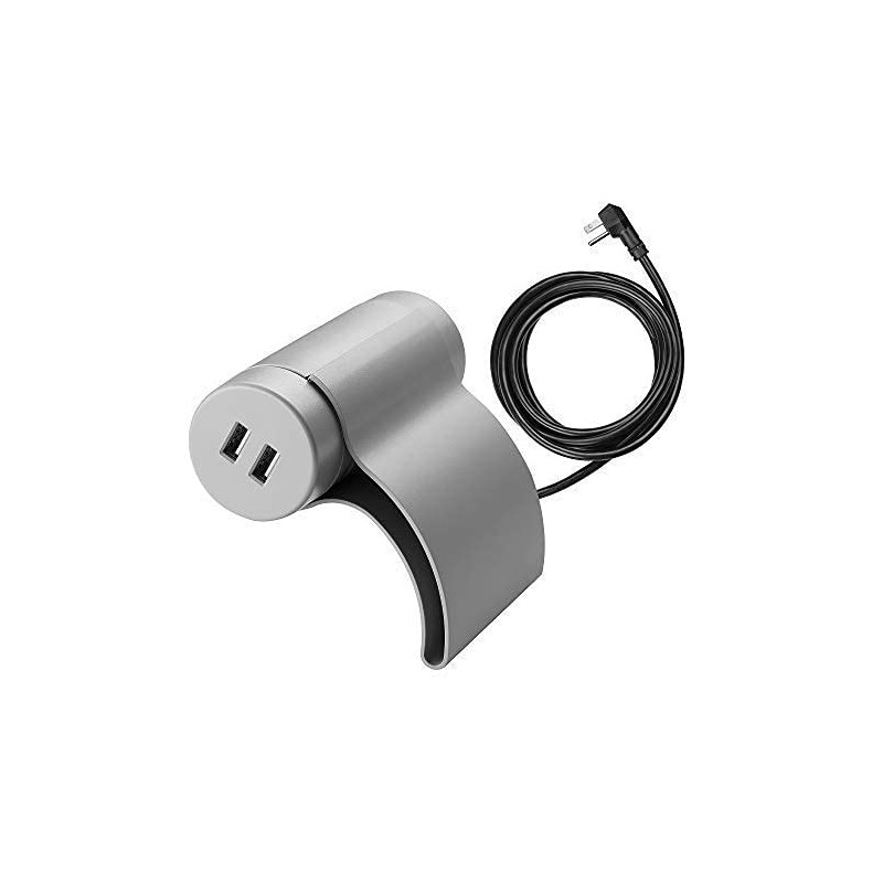 Link2Home Sofa Socket, 10ft Extension Cord, 1 Outlet, 2 Ports,