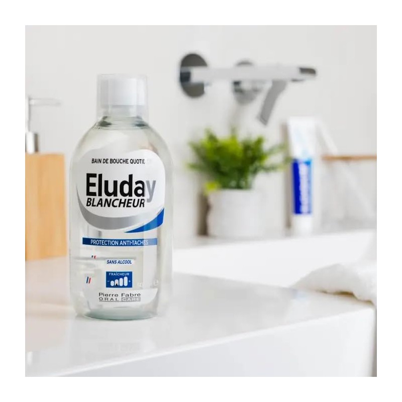 Eluday Blancheur Bain de Bouche Quotidien 500 ml
