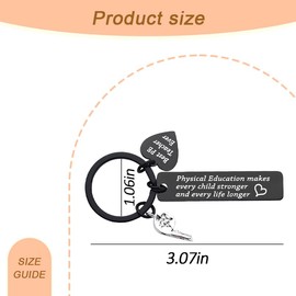 PE Teacher Appreciation Gifts for Gym Teachers Thank You Gifts for PE Coach Retirement Gifts for PE Teacher Birthday Gifts for Women Men Gym Coach Valentines Day Gifts for PE Teacher Husband Boyfriend