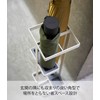 山崎実業(Yamazaki) アンブレラスタンド ホワイト 約W11×D11×H36cm タワー tower スリム 折り畳み傘 収納 7639
