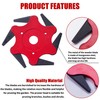 9" x36 Teeth Carbide Tipped Blades & Steel Trimmer Head