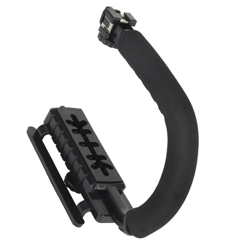 Camera Handheld Stabilizer ABS Sponge Adjustable Angle U Shaped Foldable
