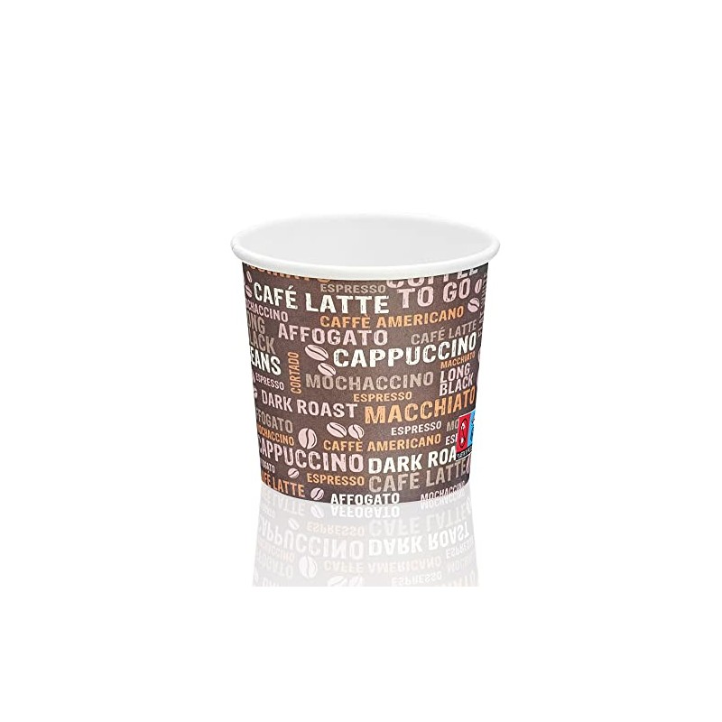 MH Quality - 100x Expresso Pappbecher 80 ml 3 Oz