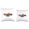 Therian Pride Rainbow Throw Pillow