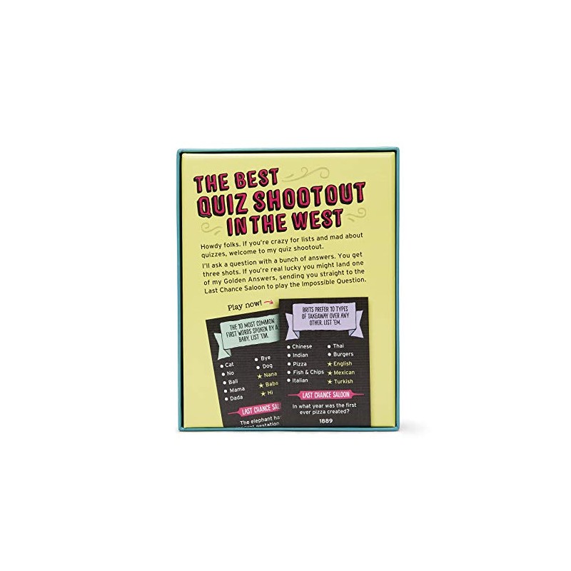 Mr Listers Quiz Shootout: Quick-Fire Party Trivia Game by Big