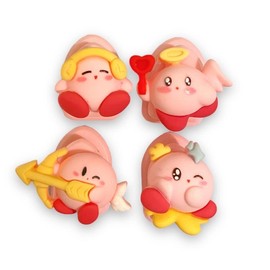 Kitty Cute Car Hook Pack of 4 Kuromi Cute car hoook for Purse car Hanger Cute car Organizer Cute headrest Hook Multi-Function Sticky Hook, Dashboard Hook for USB Cable, Key, Earphone (POYO)