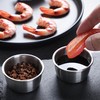 Leegg Dipping Bowls 8 Pieces Stainless Steel Snack Bowls Round