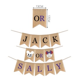 Jack or Sally Gender Reveal Banner