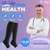 FOFLORA Zipper Compression Socks for Women & Men 2 Pairs，15-20mmhg