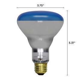 Satco S2852 150R30/GRO Grow Lamp Plant Light 150W 120V Reflector Medium E26 Base