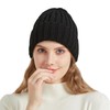 NPQQUAN Thick Warm Winter Knit Beanie Hat Skull Cap Beanies